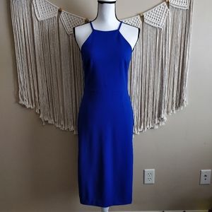 Betsey Johnson Blue Open Back Cocktail Dress 6